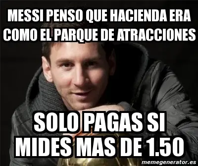 Memes sobre los 21 meses de sentencia de prision de Messi
