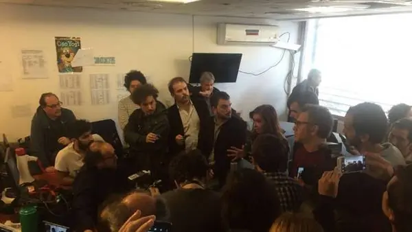 Cristina visitó Tiempo Argentino pero no fue lo que esperaba