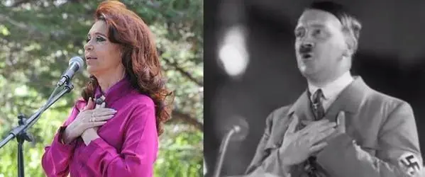Asi utilizo el kirchnerismo la propaganda Nazi