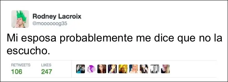Tweets de los esposos divertidos que toda esposa comprenderá