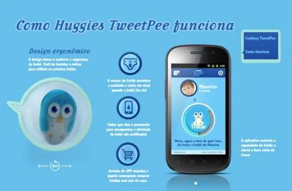 TweetPee,te avisa por twitter cuando cambiar el pañal