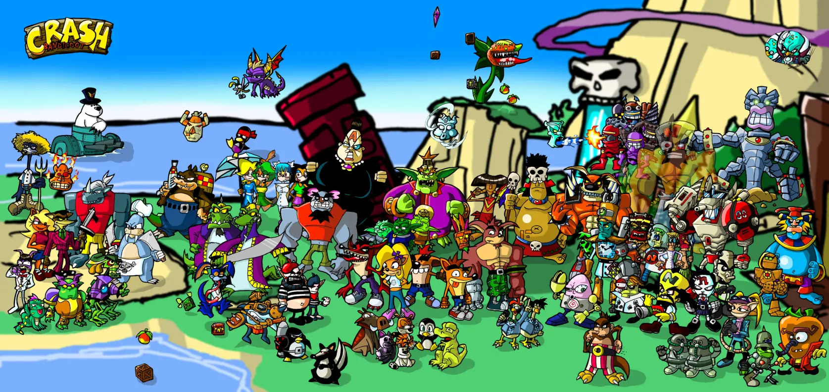 crash bandicoot juegos