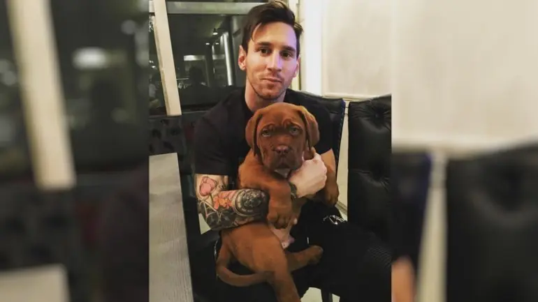 Antonella Roccuzzo ahora con 2 hijos y 2 perros