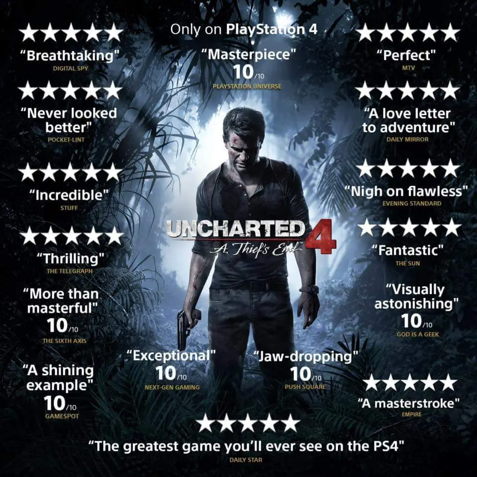 Lloran los PCgamers, Uncharted 4 el mejor juego del año