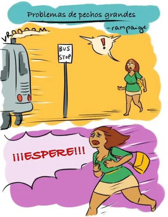 Desventajas de tener pechos grandes (imágenes)