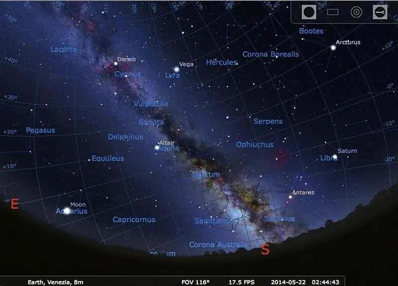Stellarium 0.15: nueva versión del planetario virtual