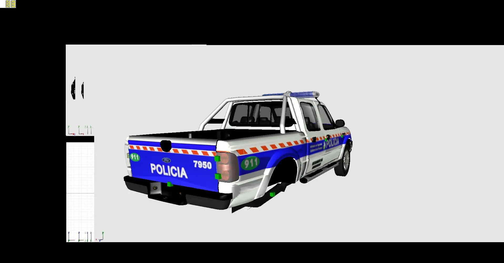 Gta sa Ford Ranger Policía