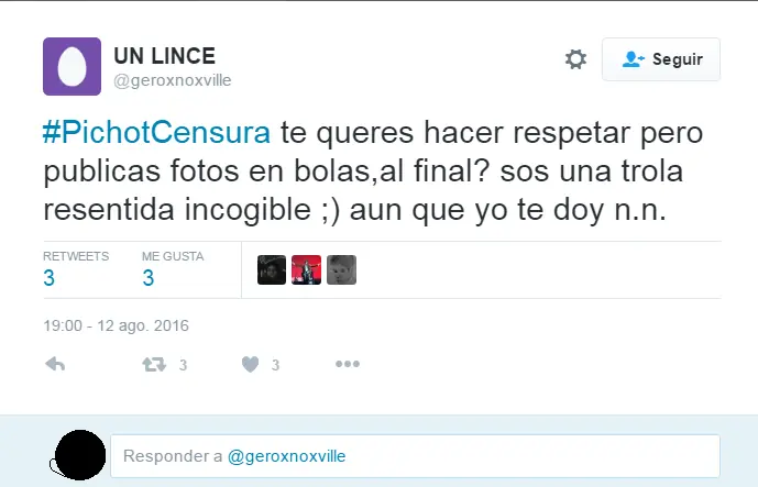 #PichotoCensura = #TaringaTambien?