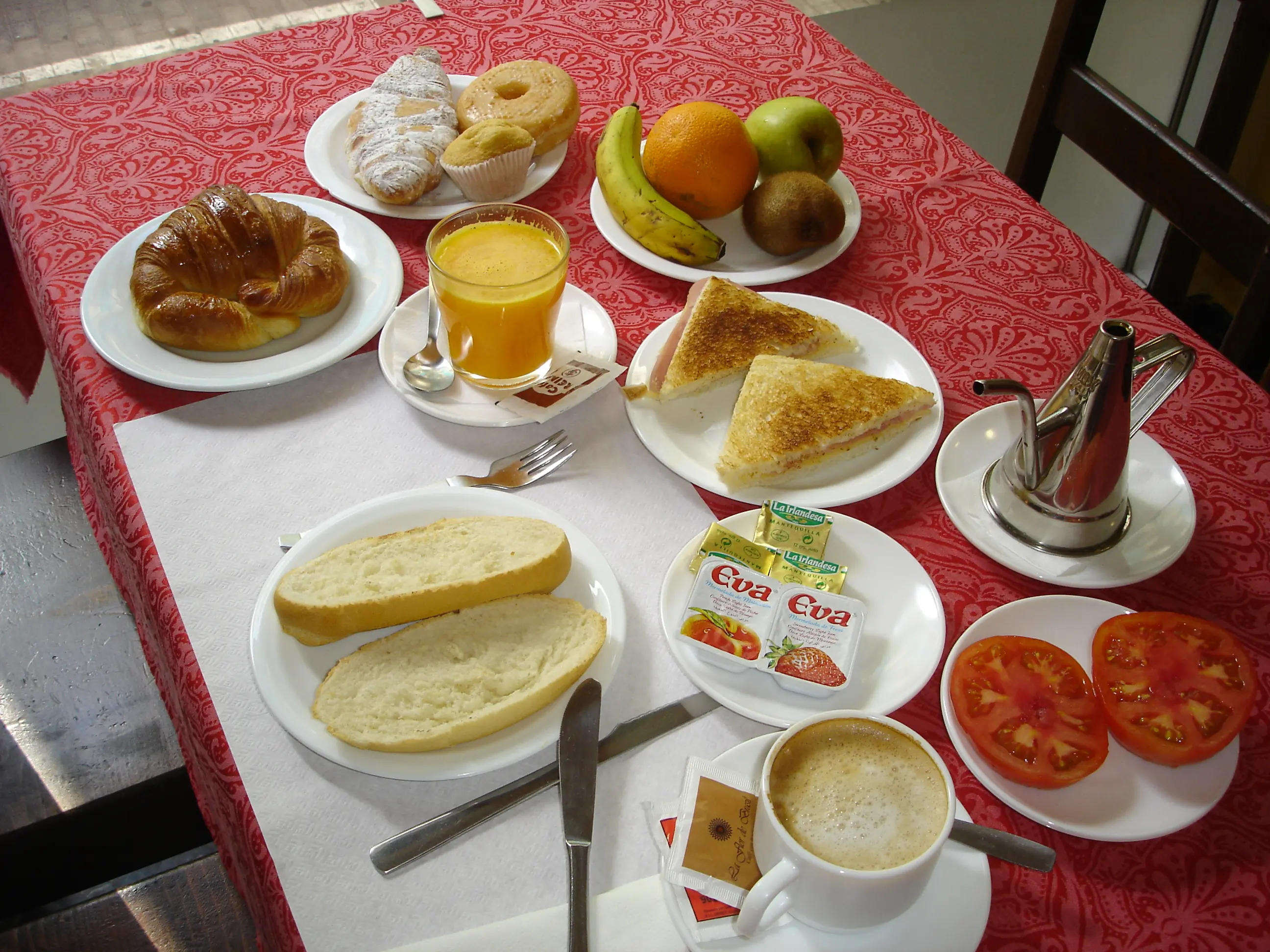 Desayuno americano vs desayuno continental