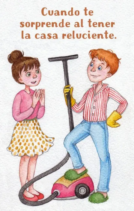 Ilustraciones muestran cómo los pequeños detalles enamoran