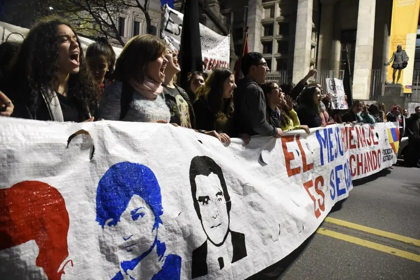 Marcha en Montevideo: Día de los Mártires Estudiantiles