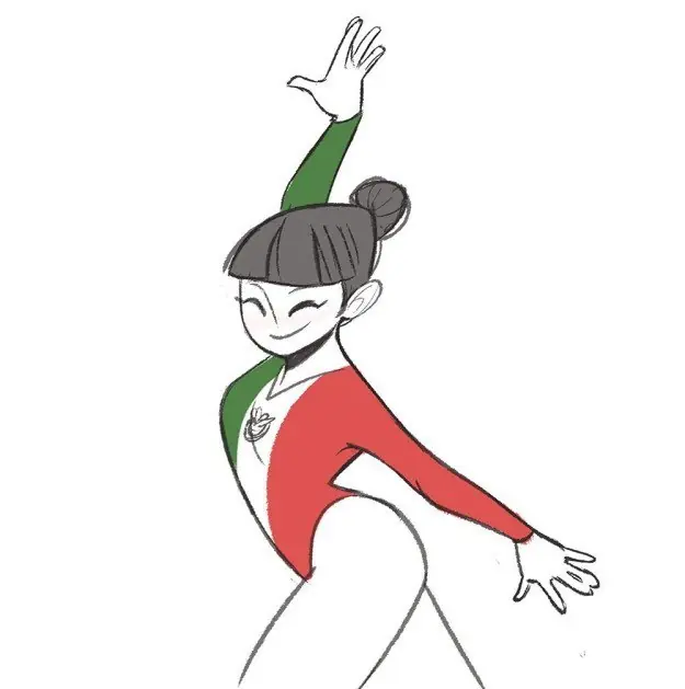 Artistas de México celebran belleza de Gimnasta Alexa Moreno