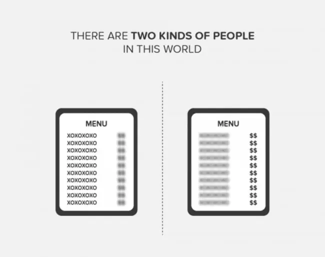 existen 2 tipos de personas