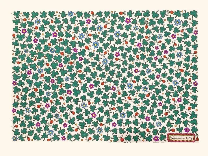 ¿En Dónde Está El Trébol De 4 Hojas En Esta Ilustración?