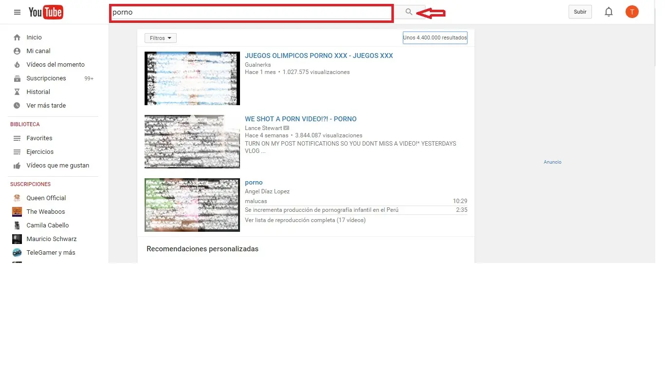 Parece que hay Porno en youtube Parece que hay Porno en youtube