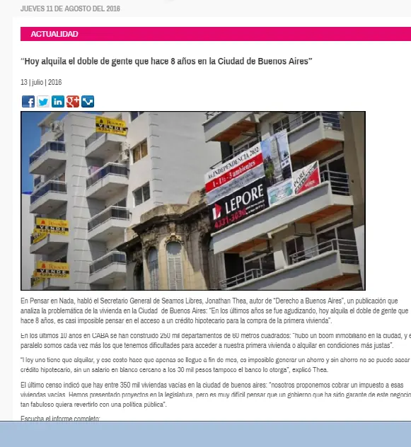 Villa 31 piden hasta $ 400.000 por casas sin escrituras