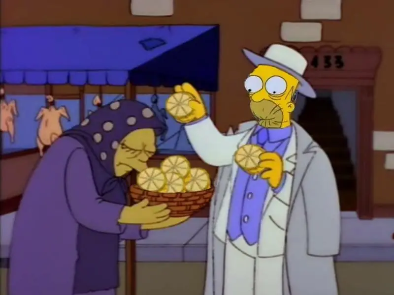 Shitpost de los Simpsons del fin de semana