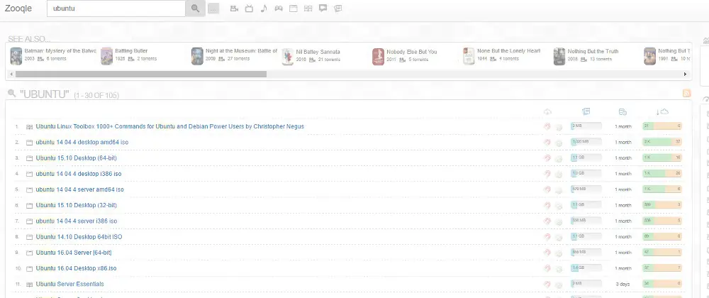 Los mejores buscadores de torrents sustitutos de Torrentz