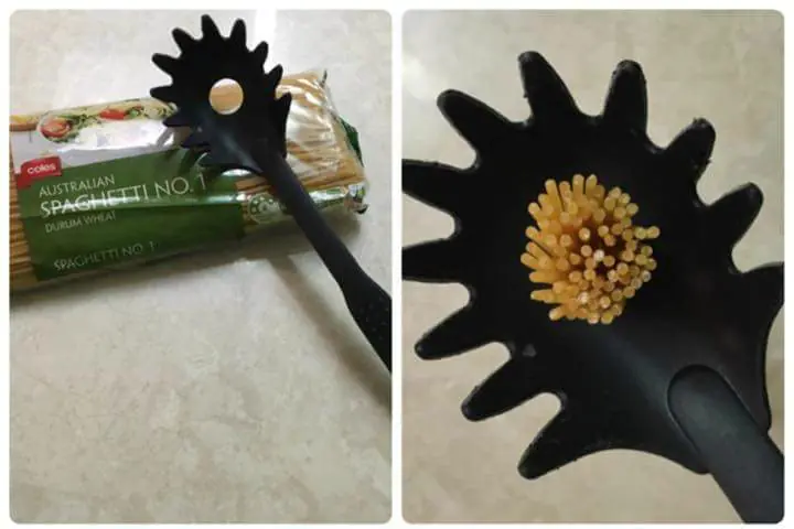 Esta es la verdadera función del agujero del cucharon-pastas