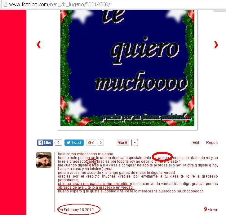 Una historia de amor taringero. NI UNO MENOS!.