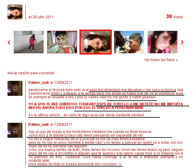 Una historia de amor taringero. NI UNO MENOS!.