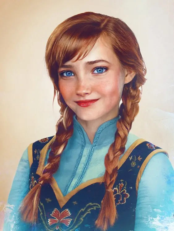 Las princesas de Disney si fueran de carne y hueso
