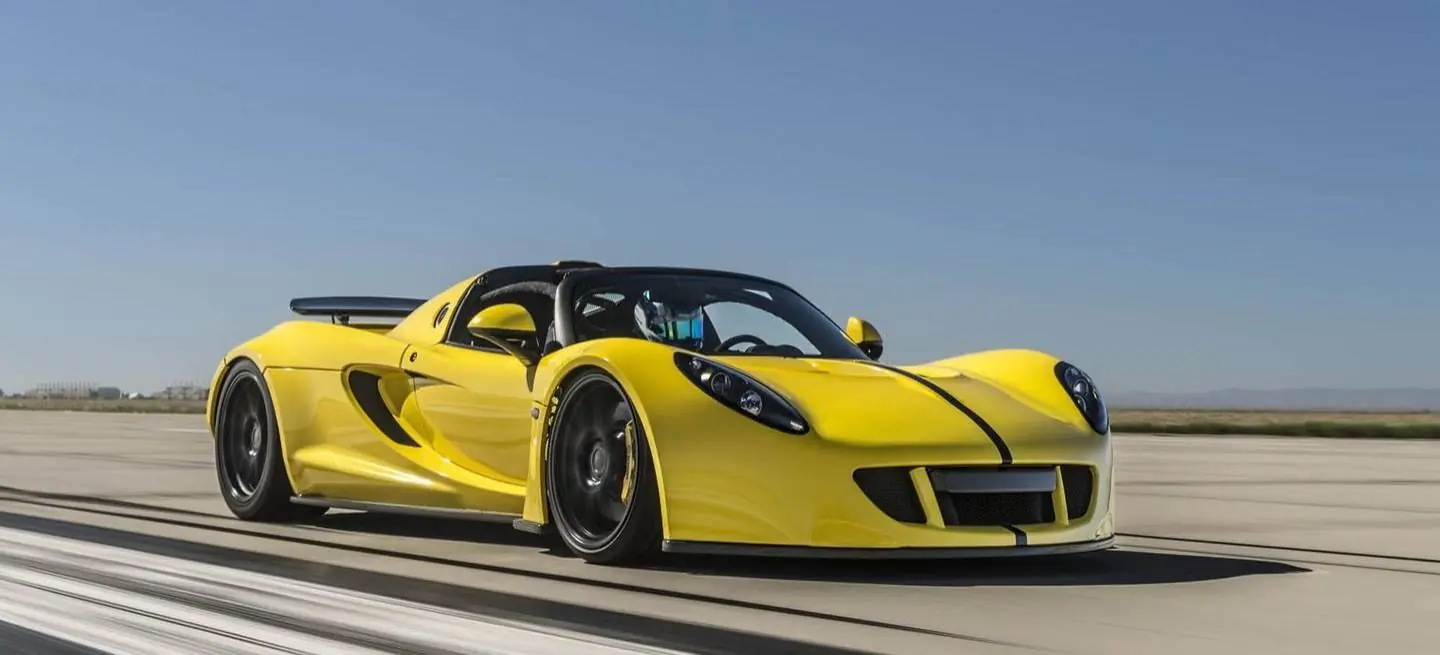 Hennessey Venom GT Spyder: récord de ¡427,44 Km/h!