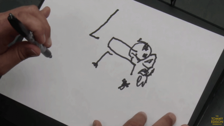 "Soy ciego pero puedo dibujar"
