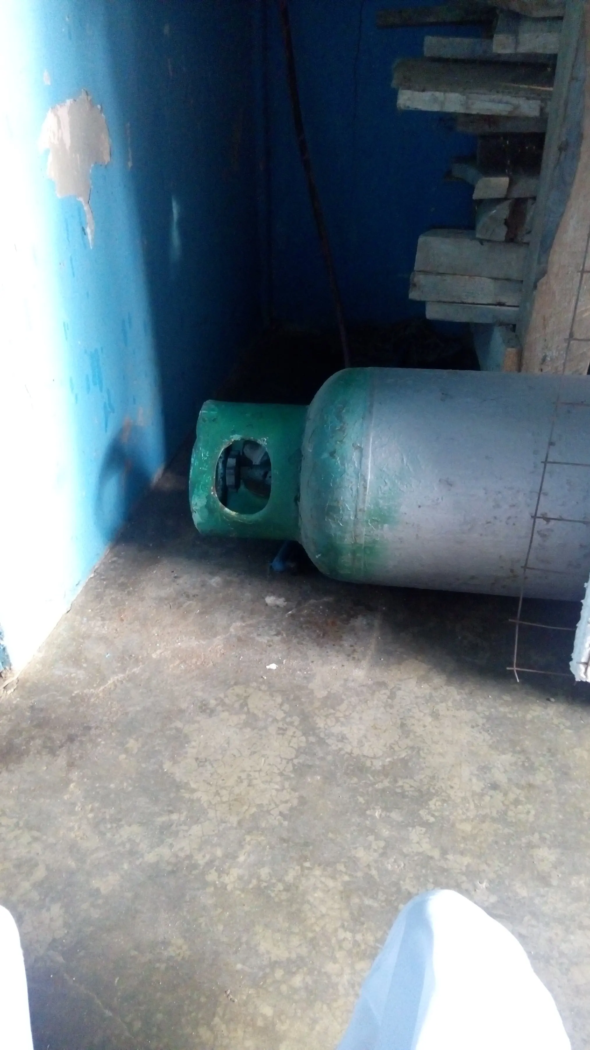 Se nos acabo el gas y tuvimos que improvisar