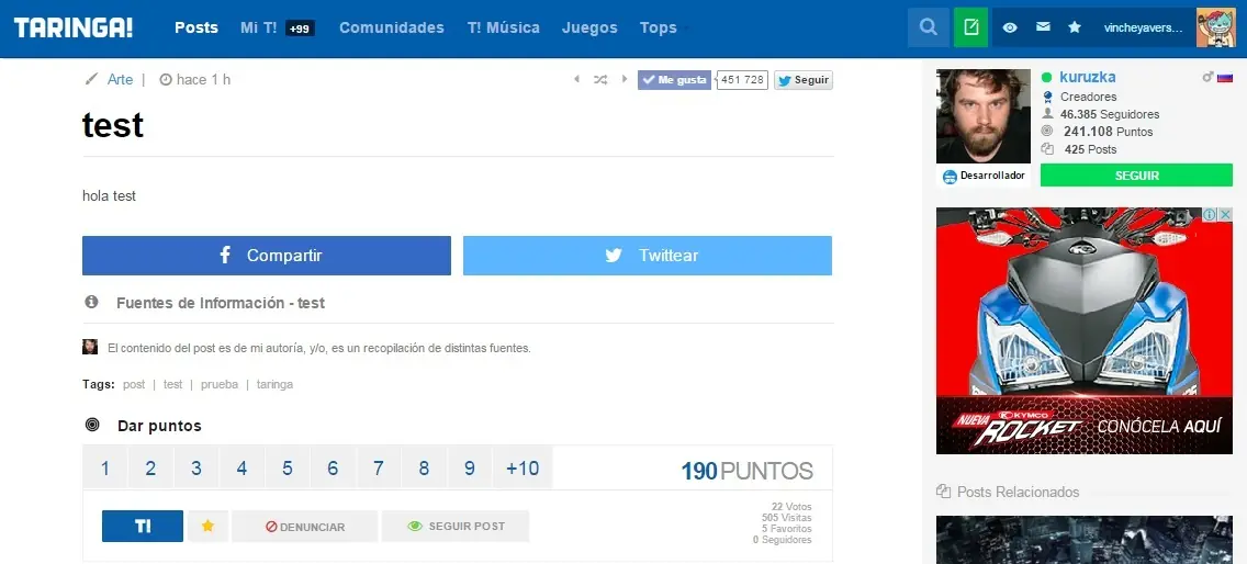 denuncia