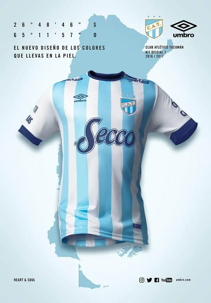 Nueva camiseta Atlético Tucumán 2016/2017