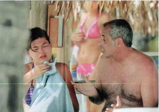 Rial y la niña Loly se pelearon