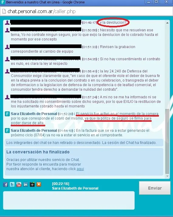 personal celulares
