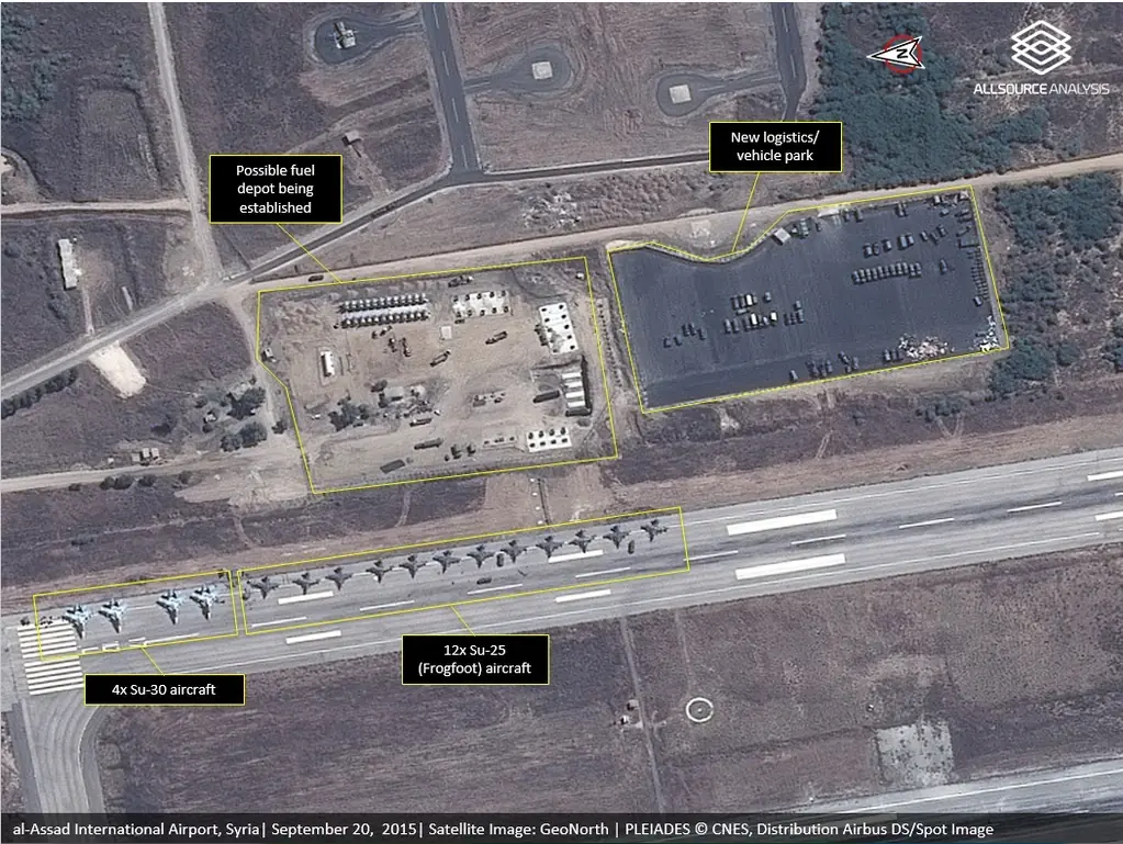 Rusia despliega cazas y bombarderos en Latakia, Siria
