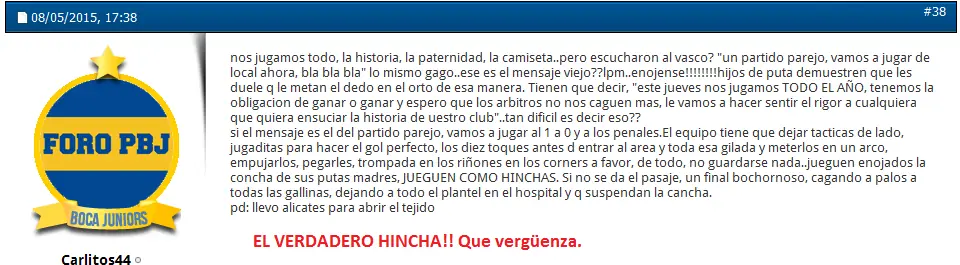 Te encargo la mística copera...