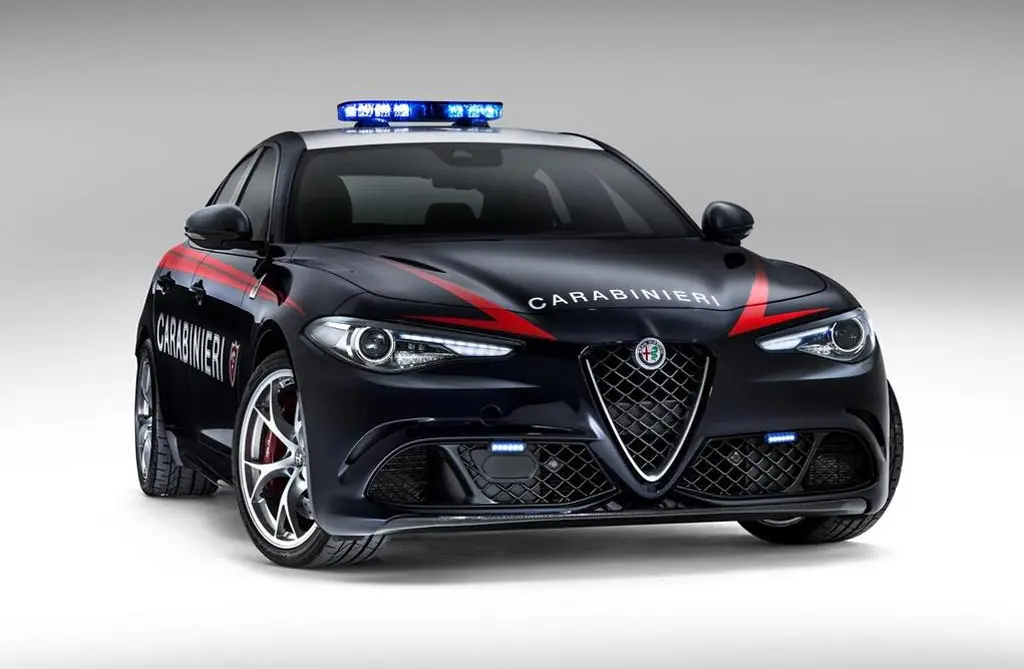 Alfa Romeo Giulia para la policia italiana con 510cv