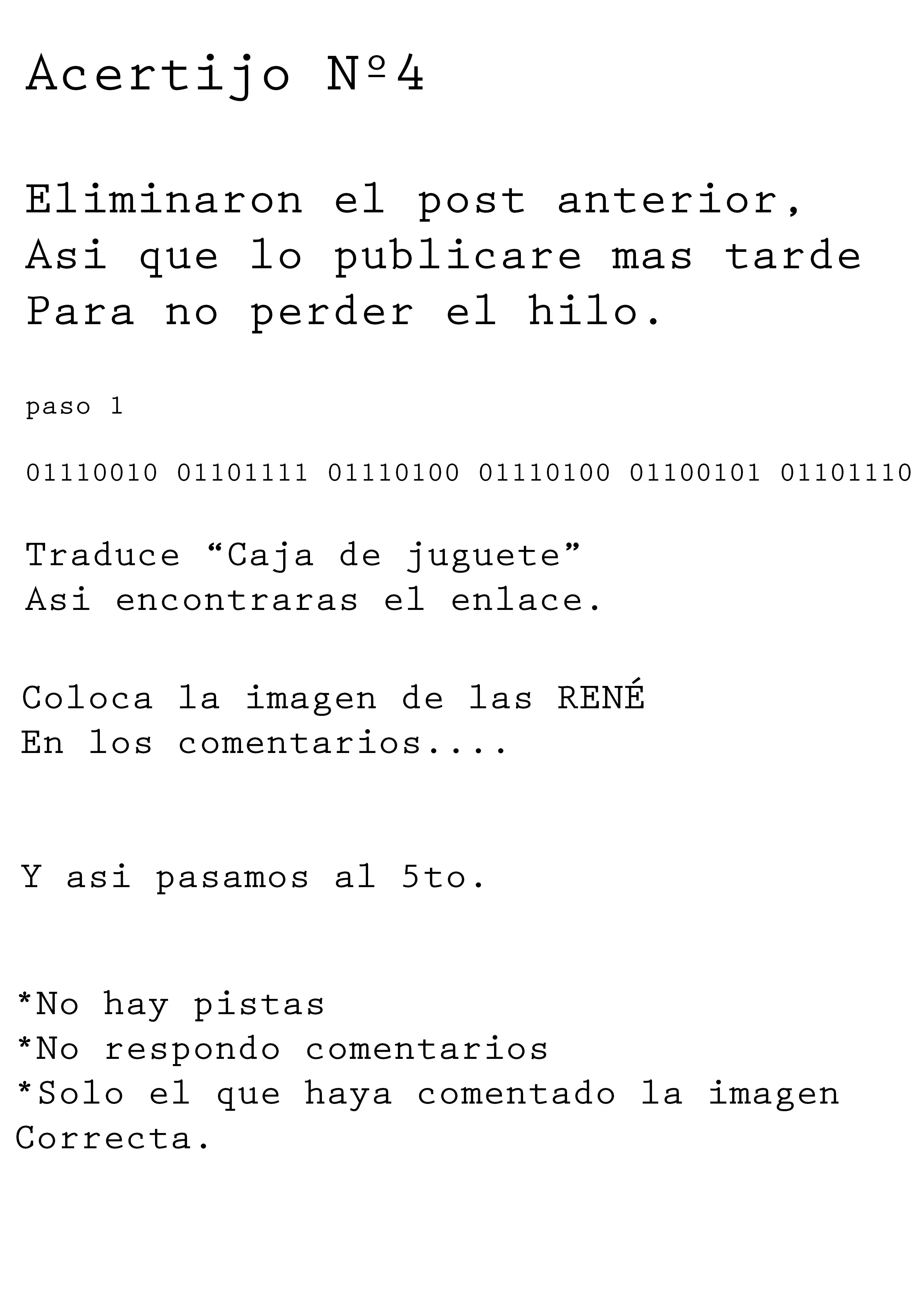 Acertijo Nº4