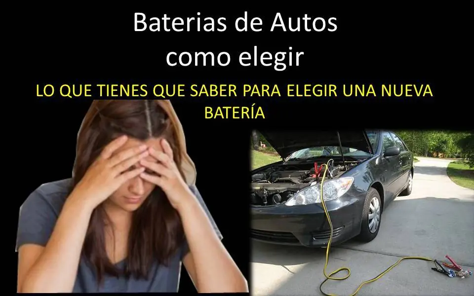baterias para vehiculos