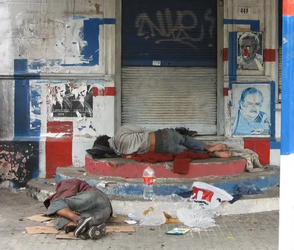 Uruguay Más personas viven en la calle