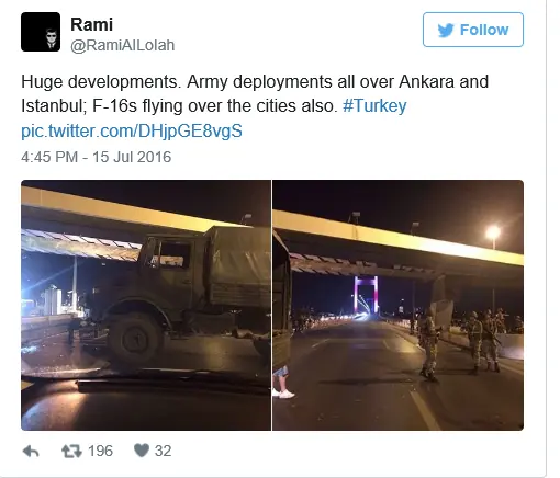 urgente, Golpe de estado en turquia urgente, Golpe de estado en turquia