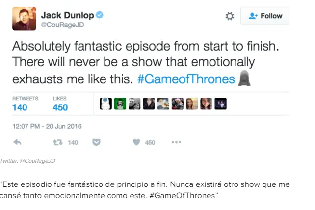Piensan que el episodio de GOT fue el mejor de todos Piensan que el episodio de GOT fue el mejor de todos