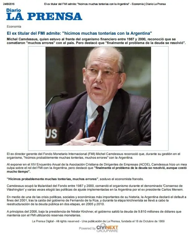 Macri lo hizo: Argentina vuelve a endeudarse con el FMI