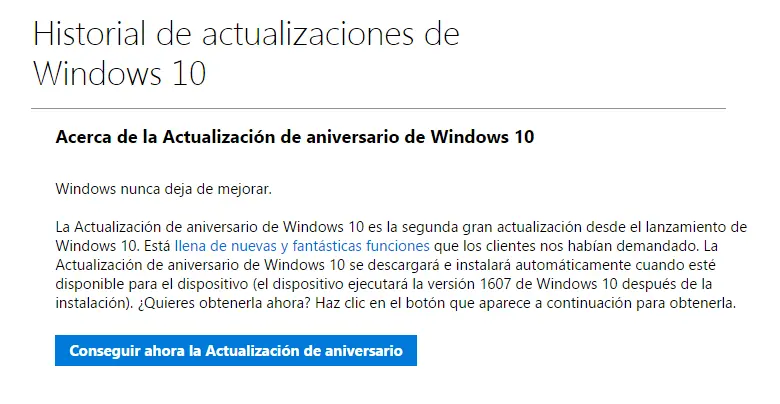 4 Métodos para descargar Windows10 Anniversary
