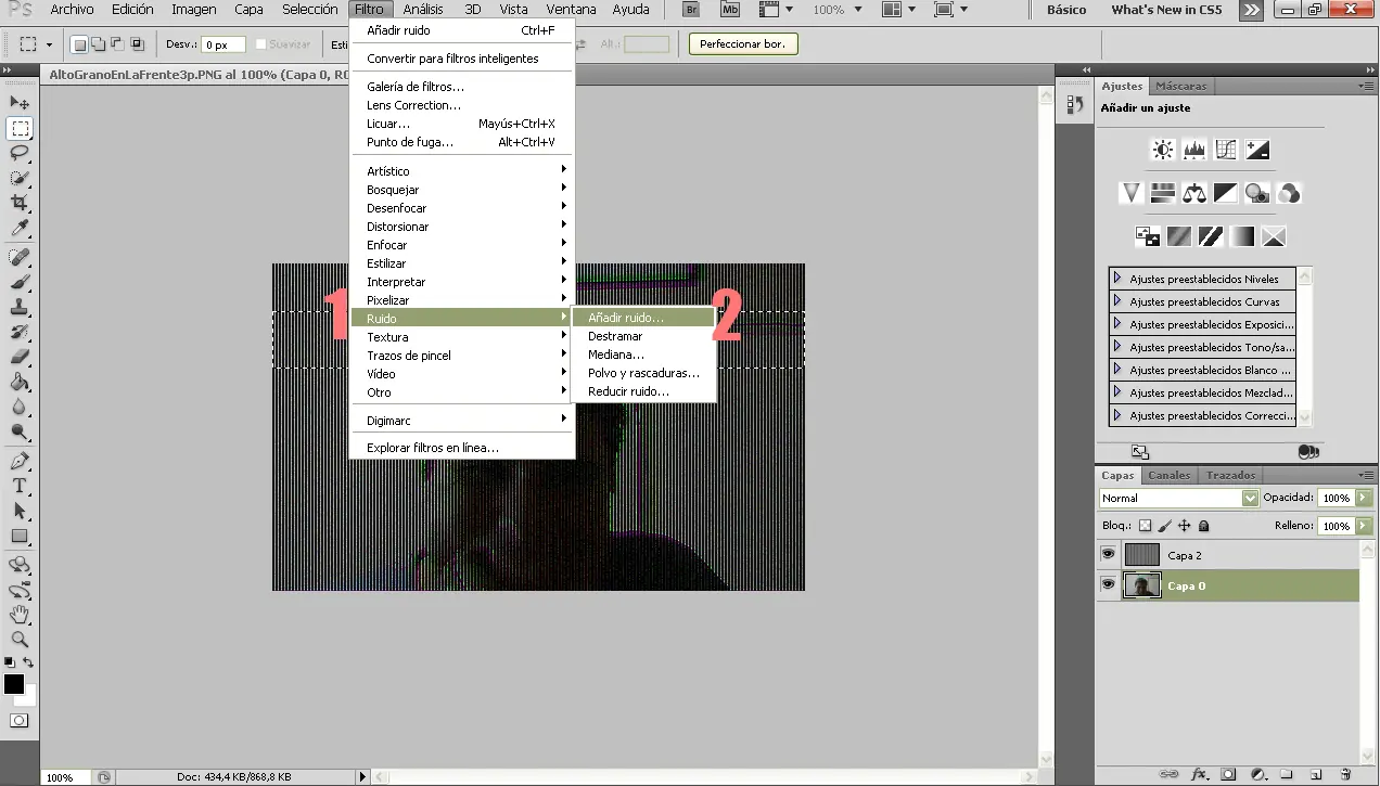 Efecto VHS con Photoshop cs5
