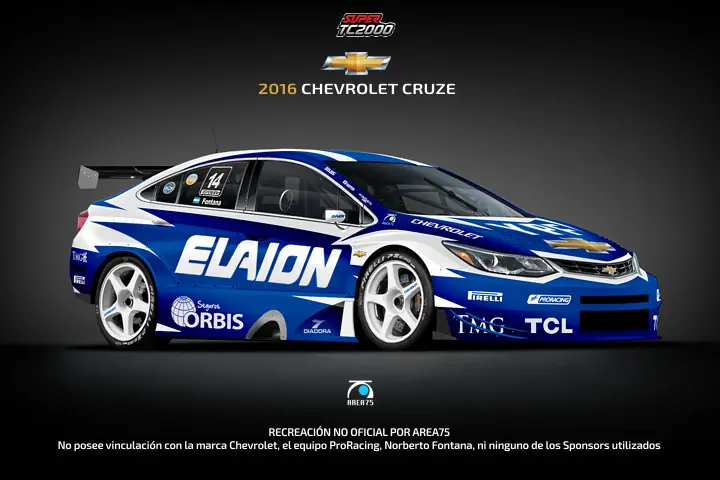 asi es el nuevo Chevrolet Cruze del Super TC2000