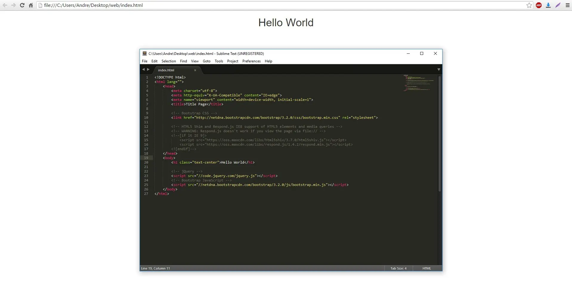 html html