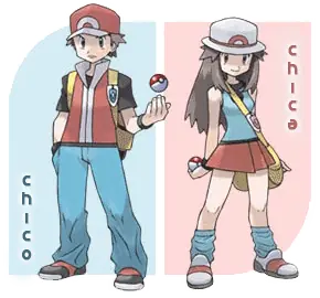 todos los protagonistas de juegos pokemon