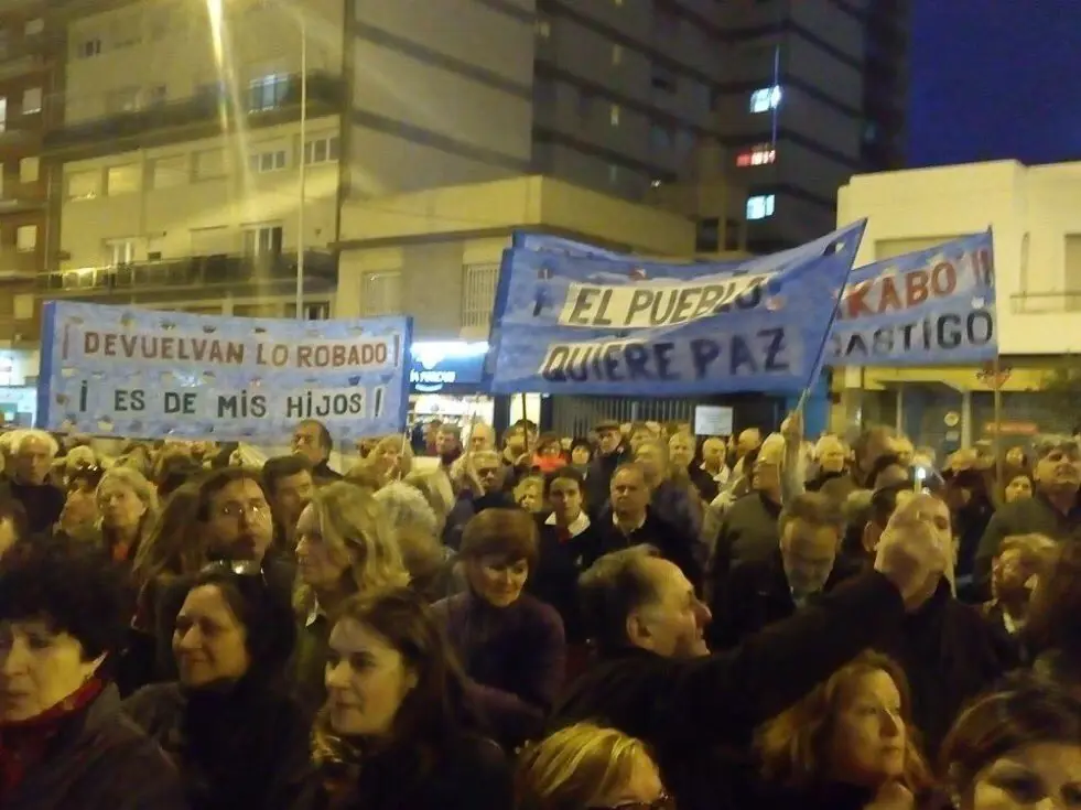 Sorpresa en la Feliz: Mucha gente en una Marcha contra los K