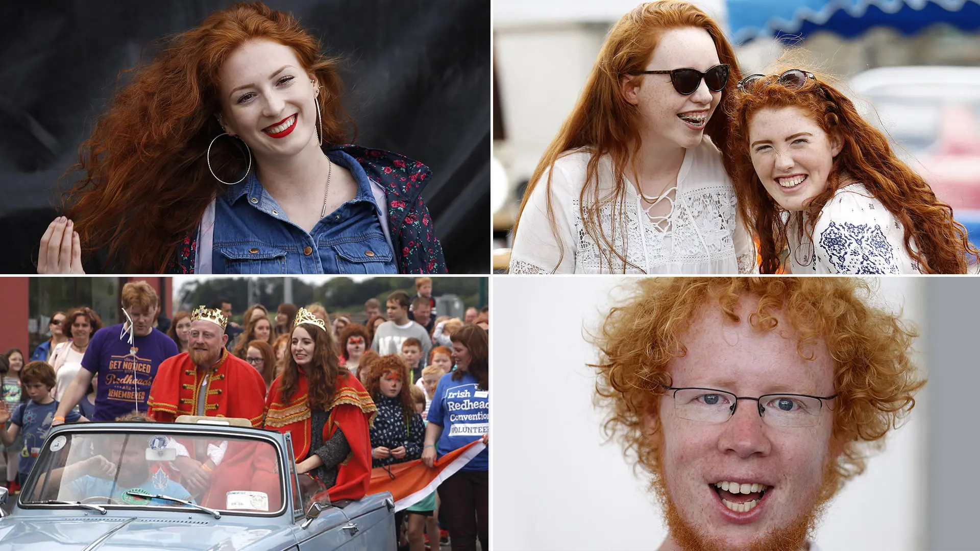 Más de tres mil pelirrojos celebraron en Irlanda el orgullo