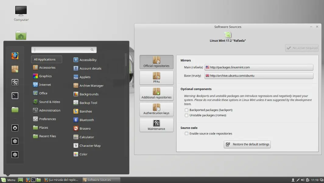 Linux Mint 172